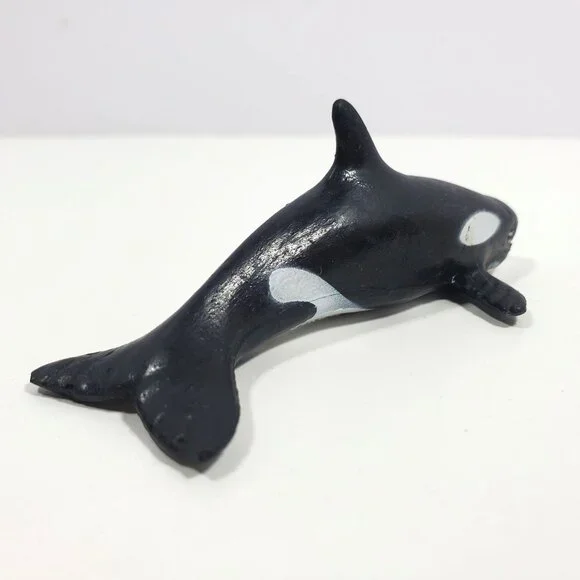 AAA 3.5" Sperm Whale Dolphin Killer Whale Figures Lot 3 Miniatures - Picture 10 of 16